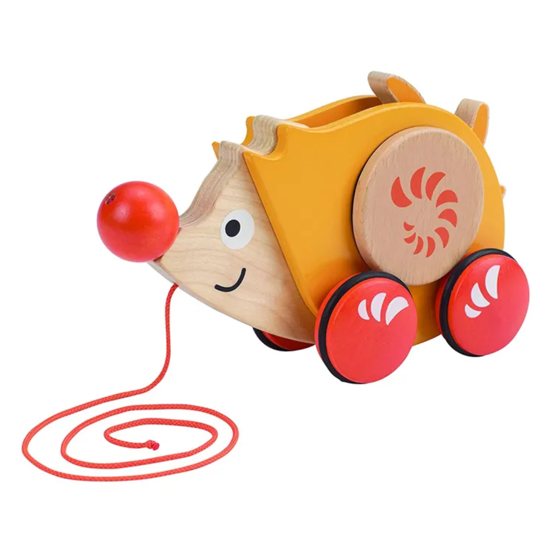 Miniature Zebra Tractor 行走斑馬木製拉動玩具