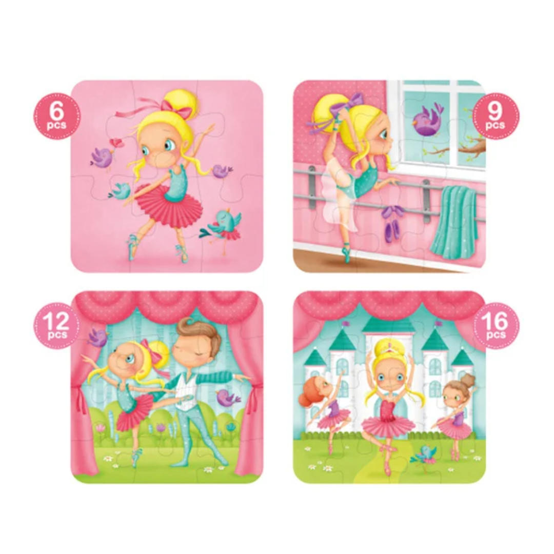 Evolving Puzzle Ballerina 4 in 1 芭蕾舞女 4 合 1 拼圖
