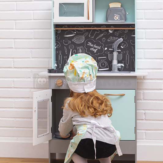 Cocina Retro Green Play Kitchen 復古綠色兒童廚房組合