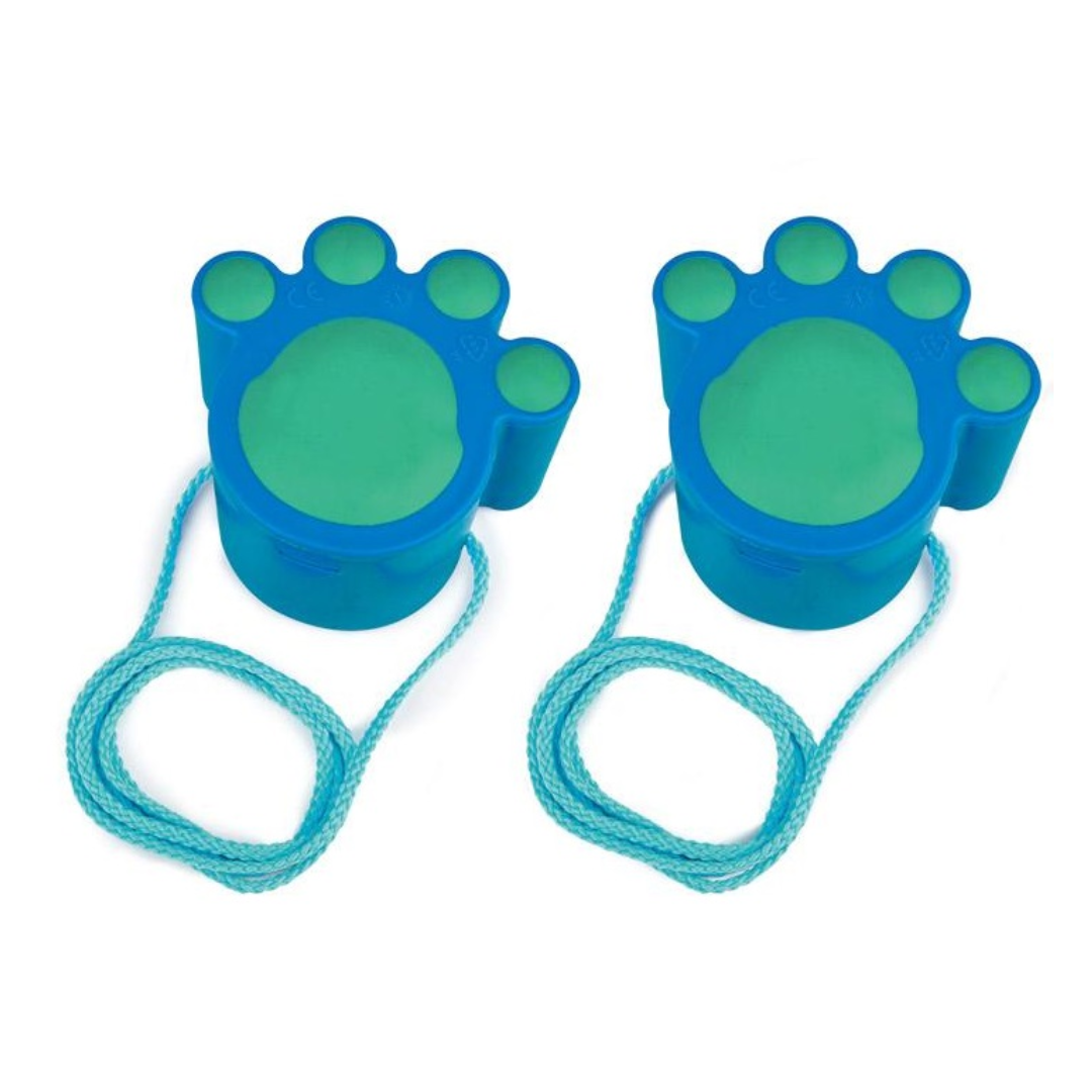 Green Cat Walk Paw-print Stilts 綠色貓爪印高蹺