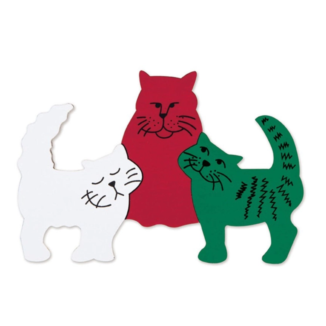 Creative Jigsaw Puzzle Cat 彩虹小貓木製拼圖
