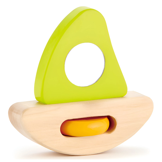 Sailboat 綠色木製小船