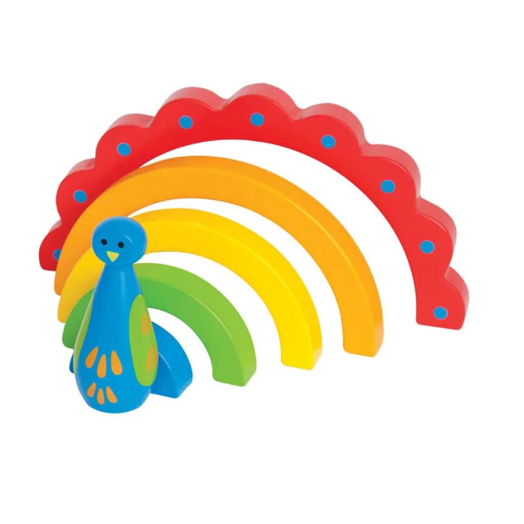 Peacock Curves 孔雀木製積木
