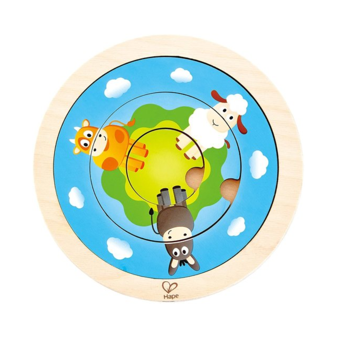 2-in-1 Spinning Farm Puzzle 二合一旋轉農場拼圖