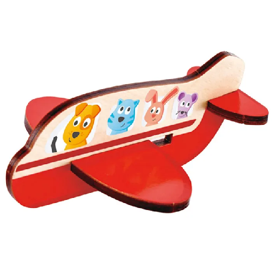 3D Airplane Puzzle 立體飛機拼圖