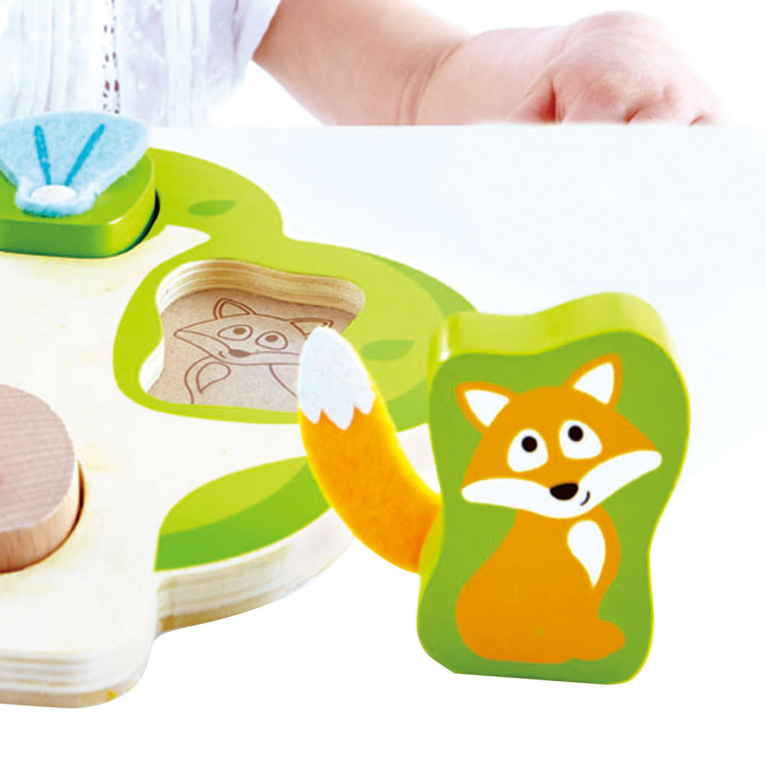 Who’s In The Tree Puzzle 「誰在樹謎題裡」木製積木