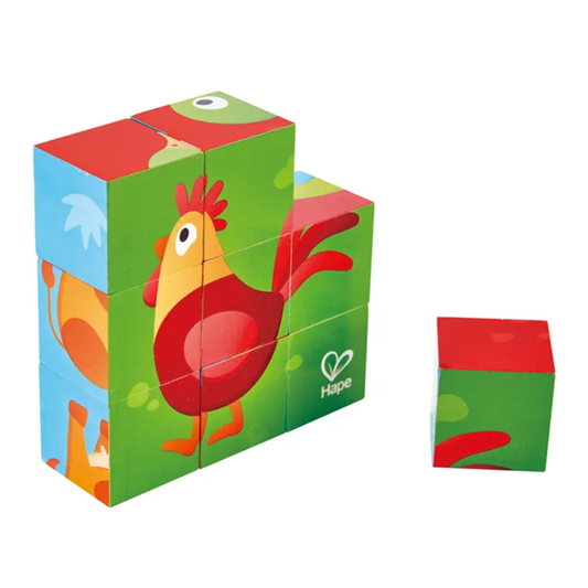 Farm Animal Block Puzzle 農場動物拼圖積木