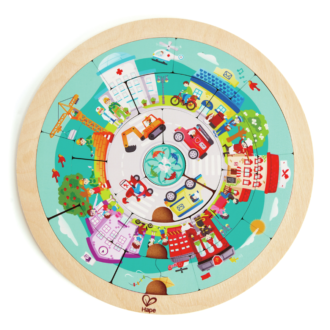 Jobs Roundabout Puzzle 職業環島拼圖