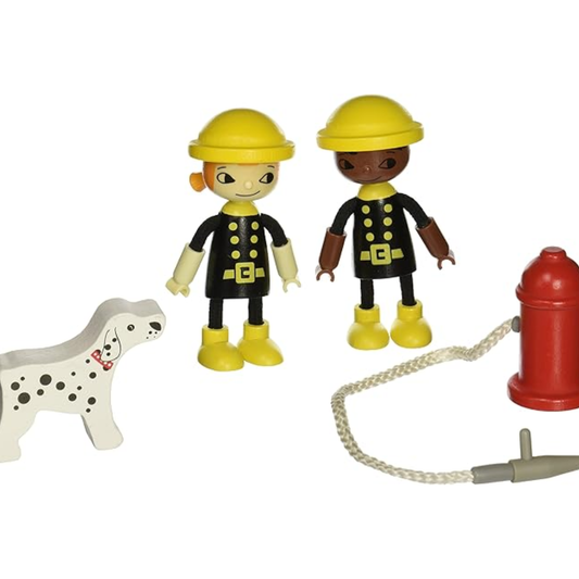 Happy Firefighters 快樂消防員木製玩具組