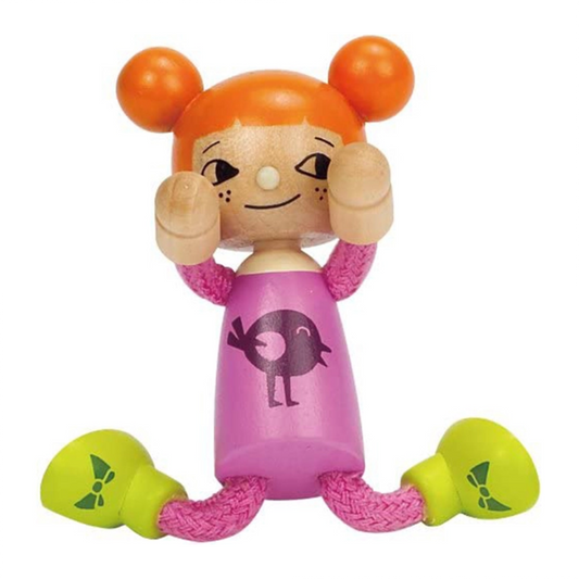 Wooden Doll Younger Daughter 木製女兒娃娃