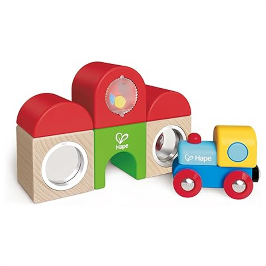 Station Building Block Set 木製車站積木套裝