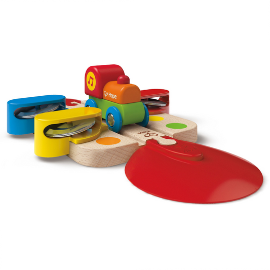 Tambourine Tune Track 鈴鼓音軌木製火車玩具