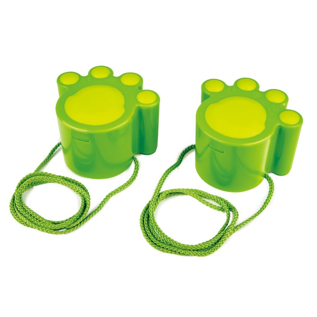 Green Cat Walk Paw-print Stilts 綠色貓爪印高蹺